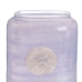 Vaso Azul Branco Resina Cristal 17 x 9 x 34 cm