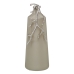 Flasche Beige Silberfarben Aluminium Kristall 20 x 11 x 53 cm Deko