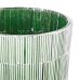 Bougeoir Vert Verre Ciment 10 x 10 x 13 cm