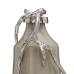 Botella Beige Plateado Aluminio Cristal 15 x 11 x 37 cm Decorativa