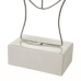 Decorative Figure White Silver Ceramic Iron 18,5 x 8 x 34,3 cm