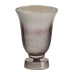 Vaso Argentato Alluminio Cristallo 17 x 17 x 22 cm