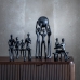 Decoratieve figuren Zwart Aluminium 20 x 11 x 24 cm