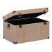 Kistesett Baige Lin Metall Tre MDF 77 x 47 x 42 cm (4 enheter)