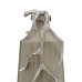 Bouteille Beige Argenté Aluminium Verre 17 x 16 x 44 cm Décorative