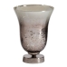 Vaso Argentato Alluminio Cristallo 21 x 21 x 28 cm