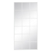 Espejo de pared Blanco Vertical Ventana 90 x 3 x 180 cm