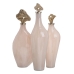 Flasche Creme Gold Aluminium Kristall 13 x 10 x 47 cm Deko