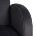 Armchair Black Grey 68 x 97 x 86 cm