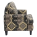 Armchair Black Taupe 91 x 90 x 95 cm