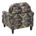 Armchair Black Taupe 91 x 90 x 95 cm