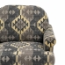 Armchair Black Taupe 91 x 90 x 95 cm