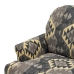 Armchair Black Taupe 91 x 90 x 95 cm