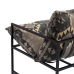 Armchair Black Taupe 70 x 84 x 86 cm