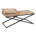 Centre Table Black Natural 120 x 60 x 53 cm