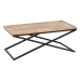 Centre Table Black Natural 120 x 60 x 53 cm