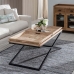 Centre Table Black Natural 120 x 60 x 53 cm