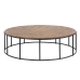 Table Basse Naturel 120 x 120 x 35 cm