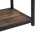 Centre Table Black Natural 165 x 64 x 55 cm