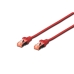 Síťový kabel FTP kategorie 6 Digitus DK-1644-0025-R-10 Červený 25 cm 0,25 cm