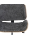 Office Chair Grey Natural 54 x 61 x 88 cm