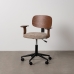 Bürostuhl Braun Schwarz Beige 60 x 60 x 89 cm