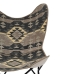 Armchair Black Taupe 75 x 75 x 95 cm