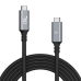 Καλώδιο USB-C Ewent EC1070 Μαύρο 1 m