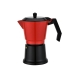 Cafeteira Italiana Feel Maestro MR-1657-9 Preto Vermelho Alumínio 450 ml 9 Copos