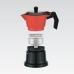 Cafeteira Italiana Feel Maestro MR-1657-9 Preto Vermelho Alumínio 450 ml 9 Copos