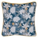 Cuscino Azzurro Fiori 45 x 10 x 45 cm