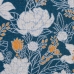 Coussin Bleu Fleurs 45 x 10 x 45 cm