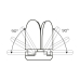 Bec LED EDM 98907 Leaf 30 W 200 W E27 3000 lm 35 x 11,2 cm Multidirecțională (6500 K)