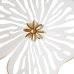 Wall Decoration White Golden Iron 120 x 7 x 65 cm