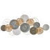 Wall Decoration Multicolour Iron Circles 120 x 4,5 x 51 cm