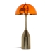 Bordlampe Orange Gylden Krystal Jern 40 W 220-240 V 31 x 31 x 65 cm