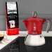 Cafetera Italiana Bialetti Moka Induction Negro Rojo Aluminio 150 ml (1 unidad)