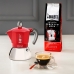 Cafetera Italiana Bialetti Moka Induction Negro Rojo Aluminio 150 ml (1 unidad)