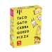 Hariv mäng kolm ühes Lúdilo Taco, Gato, Cabra, Queso, Pizza