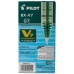 Stilou cu cerneală lichidă Pilot V-7 Hi-Tecpoint Verde 0,5 mm (12 Unități)