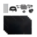 Zelf te installeren Solar Kit Flex Full Black 800W x4 ultralichte en flexibele zonnepanelen. Aanbevolen voor balkon.