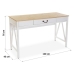 Bureau Versa Métal PVC Rotin (45 x 76 x 120 cm)