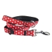 Dog Lead Minnie Mouse Red