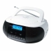 Radio CD MP3 Sunstech CRUSM400WT Azul Blanco