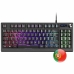 Spilletastatur Mars Gaming MKREVO LED RGB Svart