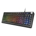 Spilletastatur Mars Gaming MKREVO LED RGB Svart