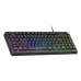 Clavier pour jeu Mars Gaming MKREVO LED RGB Noir