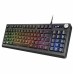 Gaming Keyboard Mars Gaming MKREVO LED RGB Zwart