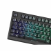 Clavier pour jeu Mars Gaming MKREVO LED RGB Noir