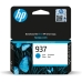 Картридж с оригинальными чернилами HP 937 Циановый (1 штук)